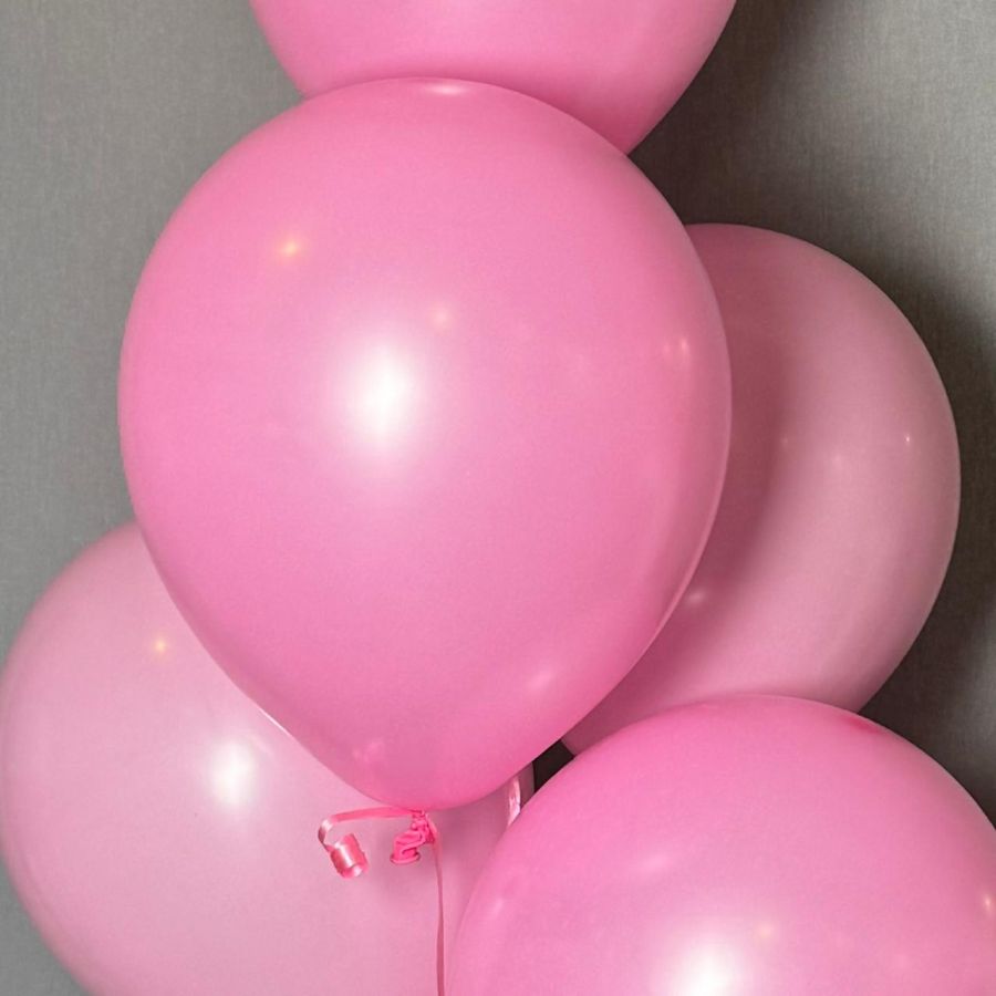Набор розовых шариков