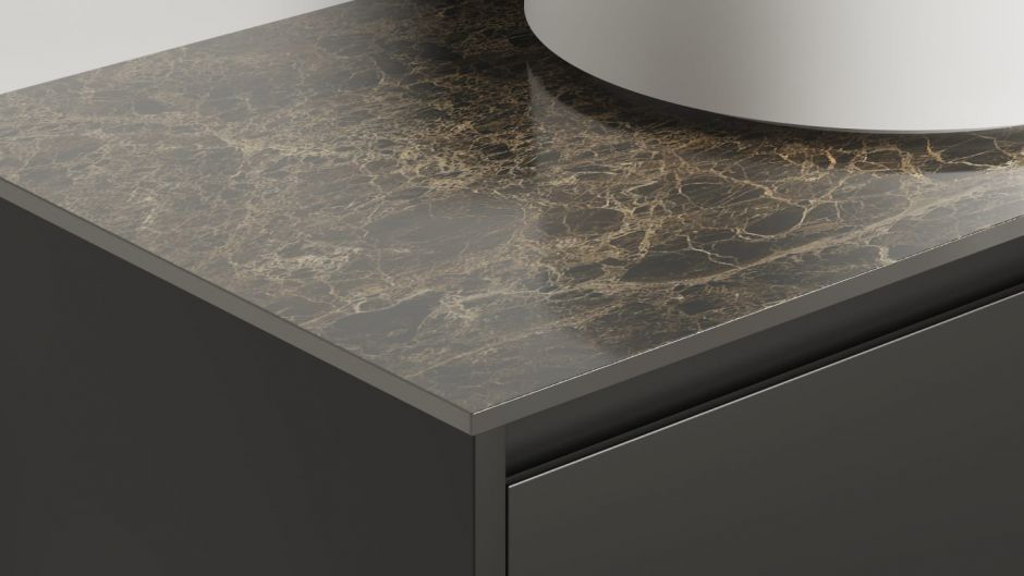 Изображение Столешница из керамогранита Salini Emperador Extra от 80 до 200 см