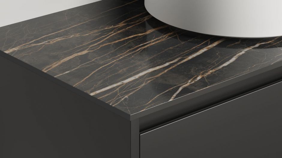 Изображение Столешница из керамогранита Salini Noir Desir от 80 до 200 см