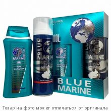 BLUE MARINE COOL. Под.набор (Шампунь 250мл + Пена д/бритья 200мл) (муж)