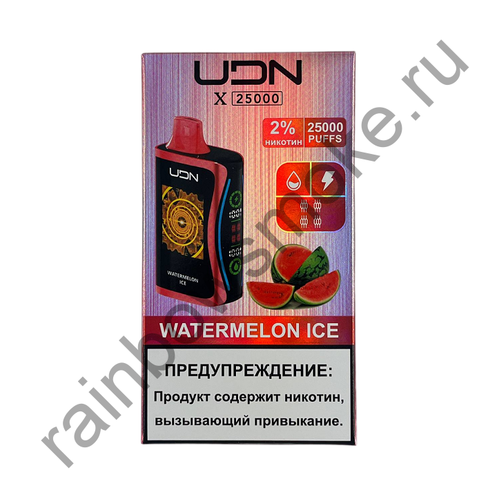 ЭС UDN X 25000 - Watermelon Ice (Арбузный Лед)