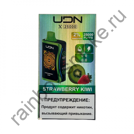 ЭС UDN X 25000 - Strawberry Kiwi (Клубника Киви)