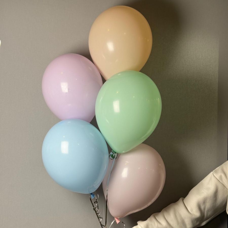 Нежные пастельные шарики