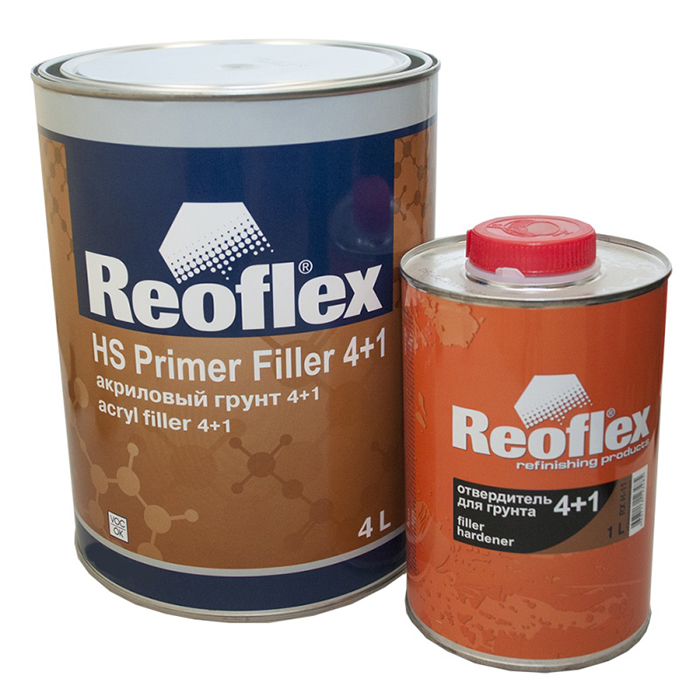 Reoflex Грунт акриловый 2K 4+1 белый (комплект), 4л. + 1л.