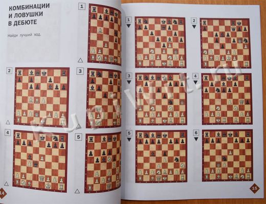 Тетрадь по шахматам, 2-й год обучения