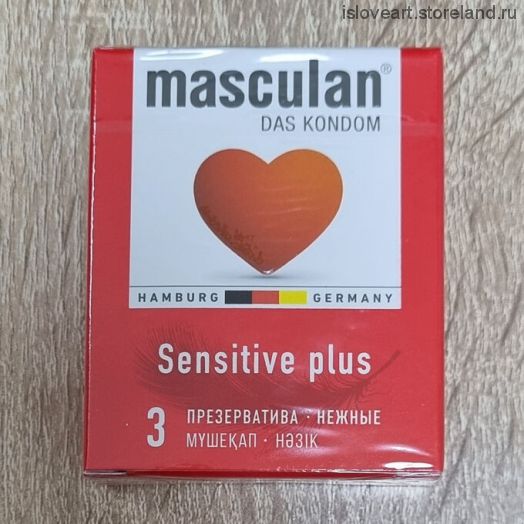 ПРЕЗЕРВАТИВЫ MASCULAN CLASSIC 1, 3 ШТ. НЕЖНЫЕ (SENITIVE)