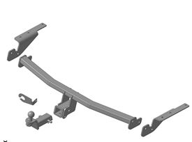 Фаркоп Toyota RAV4 2006-2013 съемное крепление шара под американский квадрат