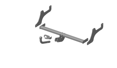 Фаркоп JAC S7 2021- крепление шара на двух болтах