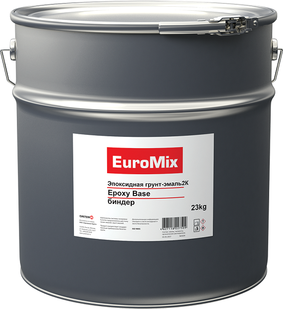 EuroMix Грунт-эмаль 2К антикоррозийная эпоксидная Epoxy Base, биндер, 23кг.