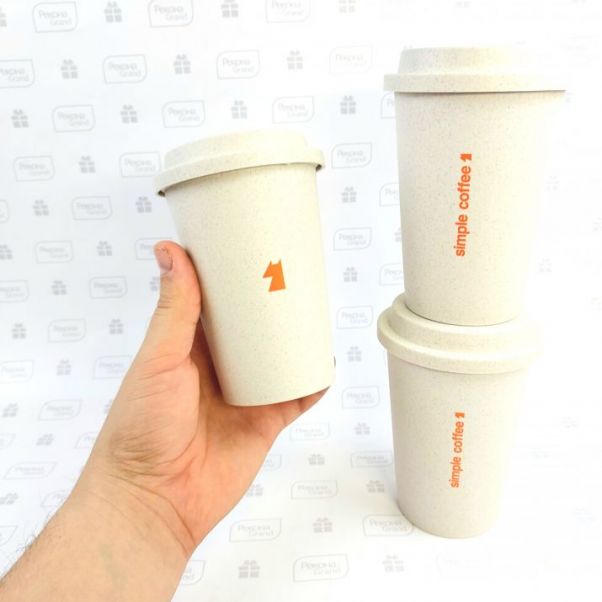 Эко стаканы с логотипом simple coffee