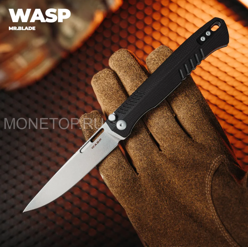 Нож Wasp D2 SW G10 Black