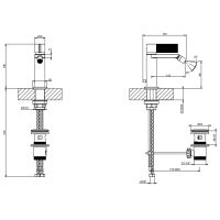 Смеситель для биде Gessi Inverso 73507 схема 12