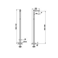 Смеситель для раковины Gessi Ventaglio 72095 схема 8