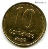 Аргентина 10 сентаво 2009