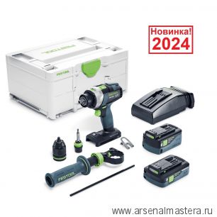 Аккумуляторная ударная дрель - шуруповёрт QUADRIVE TPC 18/4 5,0/4,0 I-Plus FESTOOL 577651