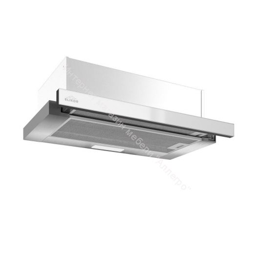Вытяжка ELIKOR Интегра GLASS 45Н-400-В2Д (КВ II М-400-45-247) нерж./стекло белое