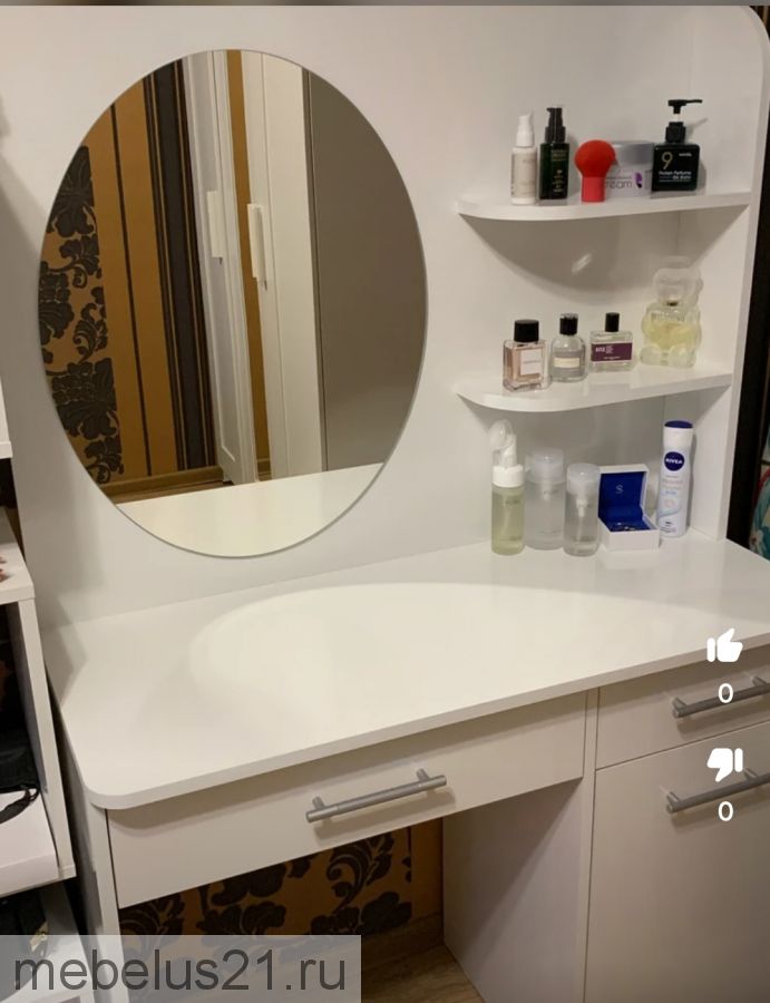 Стол туалетный Эвита Белый ясень