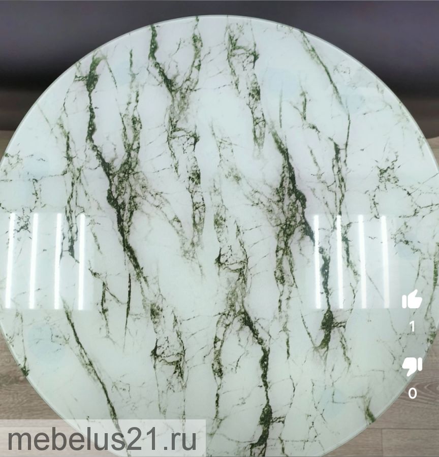 Стол журнальный круглый исп 2 стекло