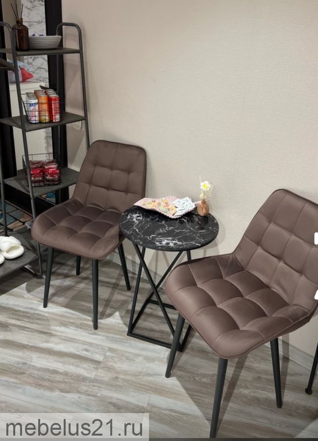 Стол журнальный круглый исп 2 стекло