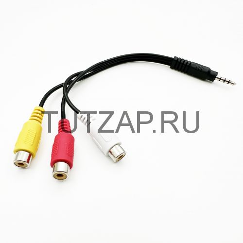 Аудио-видео кабель Jack 3.5 mm-3RCA для телевизора Sber SDX-32F2139