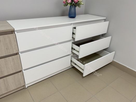 Комод с 6 ящиками 1400 "Бьянко"