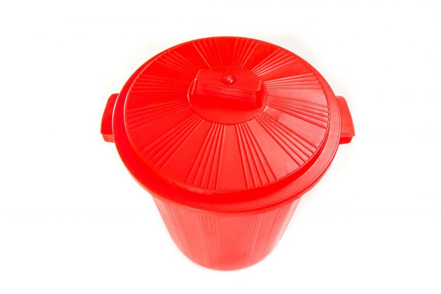 Конт.д/хр отх. Стандартная (в разборе) класс В (красный) объем 12 л ( круглый , без педали )