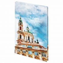 Блокнот БОЛЬШОЙ ФОРМАТ (205×290 мм) А4, 80л, твердый, клетка, STAFF, «Город», 114405