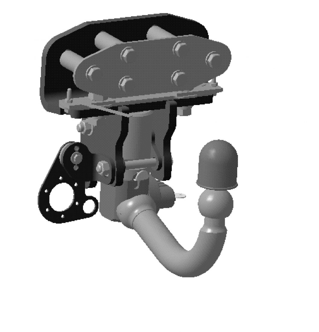 Фаркоп Toyota Land Cruiser 200 2007-2021, Lexus LX 2007-2021 быстросъемное крепление шара, без ключа