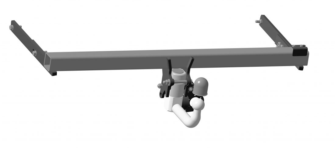 Фаркоп Volkswagen Tiguan 2016-, Seat Ateca 2016-, Skoda Kodiaq 2017-2023, Skoda Karoq 2017- быстросъемное крепление шара, без ключа