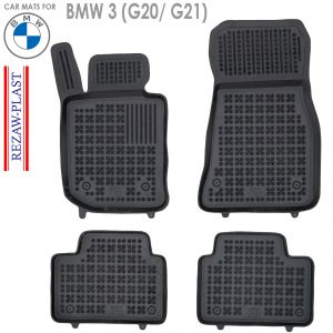 Коврики салона BMW 3 G20/ G21 Rezaw Plast (Польша) - арт 200733