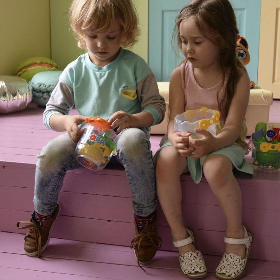 Песочный набор "Калейдоскоп" КНОПА