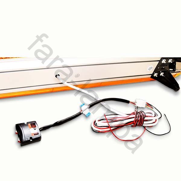 Проблесковая балка-панель оранжевого цвета