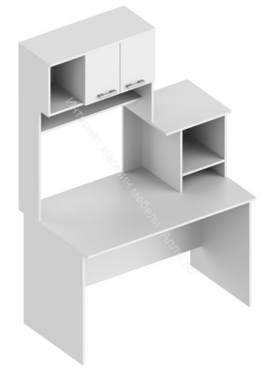 Компьютерный стол "СК-5" Велес Белый лофт