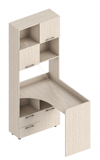 Стол компьютерный "Умка" (левое исполнение) Пикар