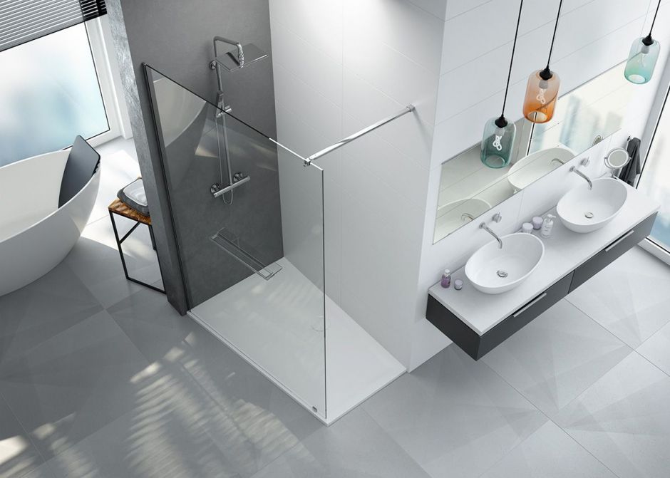 Изображение Душевое ограждение Hoesch One & One 5904  трапециевидной формы