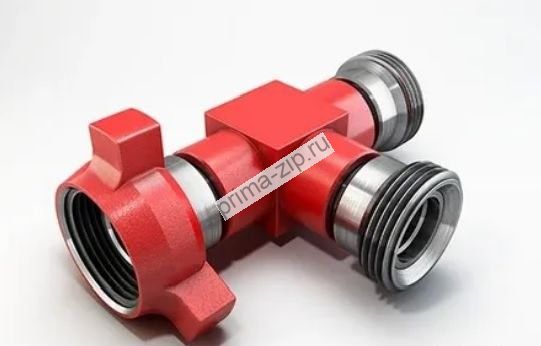 Тройник НКТ 2" АФНИ.08.00.000 с отверстием под манометр М20х1,5 с БРС 2" Г-Р-Г