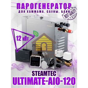 Steamtec TOLO AIO 120 - 12 кВт парогенератор для хамама и турецкой бани / Серия Premium