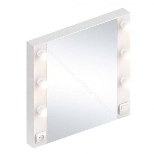 Зеркало для Стола гримерного Белый лофт