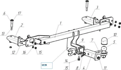 Фаркоп на Lada Vesta 2022- без подрезки бампера. Тип шара: E. Нагрузки: 900/70 кг, масса фаркопа 18,80 кг (без электрики в комплекте)