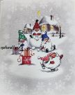Полотенце кухонное хлопковое Гномы (60/45)