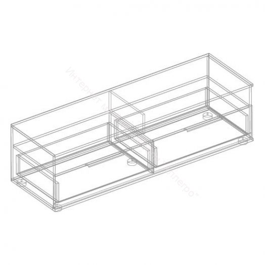 Тумба ТВ "Моника" 1200  Дуб золотистый/Тёмно серый