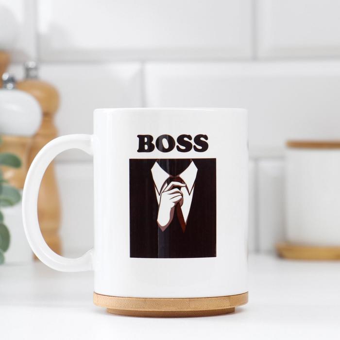 Кружка чайная керамическая "BOSS"