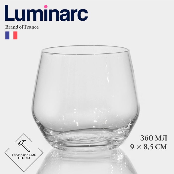 Стакан стеклянный низкий Luminarc VAL SURLOIRE, 360 мл, цвет прозрачный