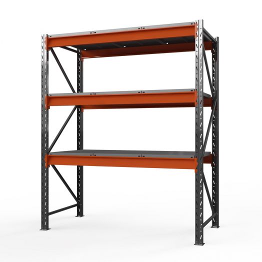 Стеллаж металлический Оптима, 2500x1250x785 мм.