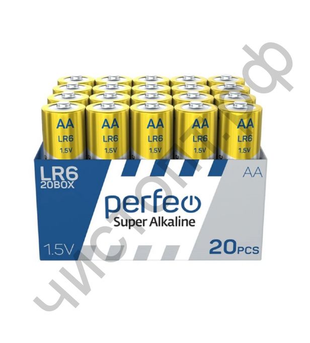 Perfeo LR6 карт. 20BOX Super Alkaline (упак. по 20 шт.)