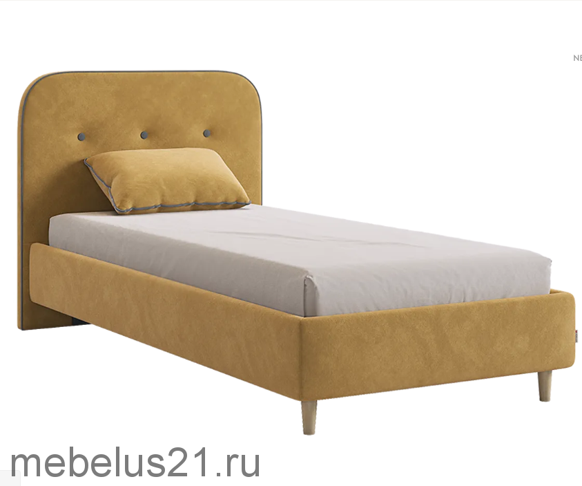 Кровать с основанием Лео 90х200 см