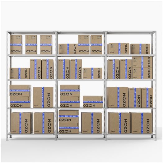 Система хранения   (1+2) ТС Лайт, 2200х1000х400 мм, 5 полок