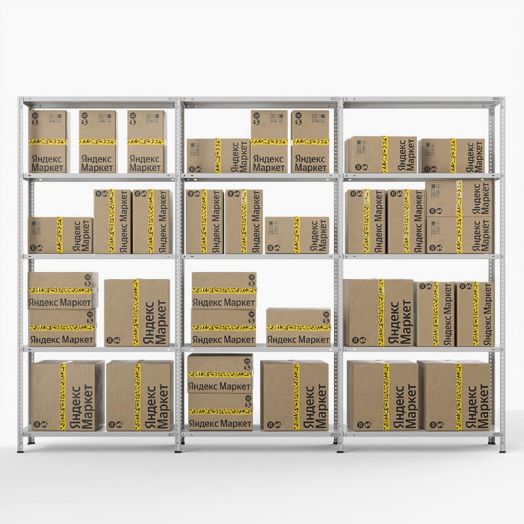 Система хранения   (1+2) ТС Лайт, 2000х1000х400 мм, 5 полок