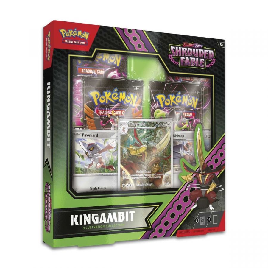 Pokemon TCG. Scarlet & Violet - Shrouded Fable: Kingambit Illustration Collection