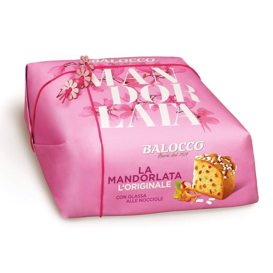 Коломба мандорлата в подарочной упаковке 1000 г, Colomba mandorlata incartata Balocco, 1000 gr